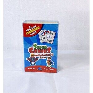 Super Genius Multiplication 1 - 2x to 5x - 8 years and up 1 to 6 players